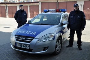 Policjanci Komendy Powiatowej Policji w Bielsku Podlaskim
