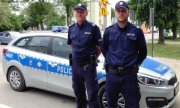 Policjanci z KPP Mońki