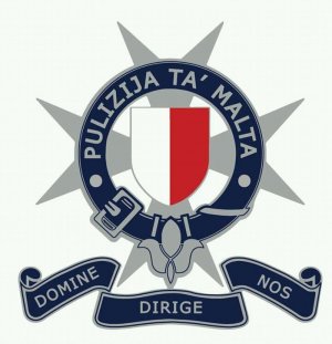 Symbol maltańskiej policji.