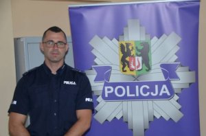 dzielnicowy z Komendy Powiatowej Policji w Kościerzynie