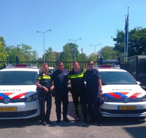 Wsparcie małopolskich policjantów dla holenderskiej Policji