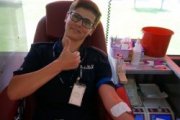 Żywieccy policjanci włączyli się w akcję krwiodawstwa „Pomagamy Remkowi”