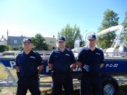 Policjanci ogniwa wodnego z Włocławka