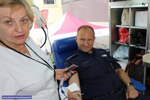Dzielnicowy z powiatu legnickiego zorganizował kolejną zbiórkę krwi