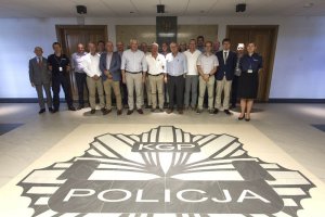 Wizyta przedstawicieli policji belgijskiej w Komendzie Głównej Policji