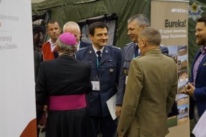 Policjanci na targach Balt Military Expo 2018