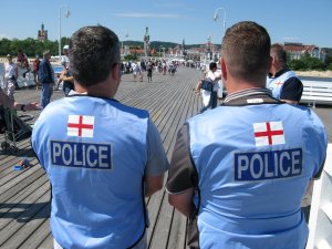 Angielscy policjanci w Trójmieście