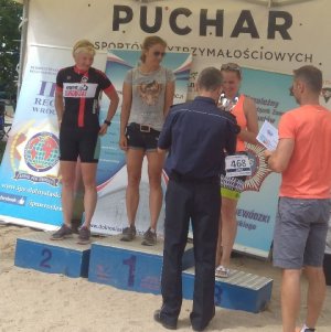 Świnoujska policjantka na podium Mistrzostw Polski Policji w Triathlonie