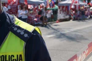 Policjanci zabezpieczali Puchar Świata w skokach narciarskich w Wiśle