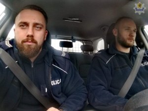 Dwaj policjanci z Gdańska