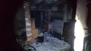 akcja ratunkowa płonącego budynku