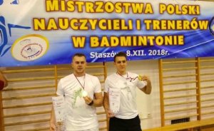 Policjant z Mysłowic Mistrzem Polski Nauczycieli i Trenerów w Badmintonie
