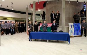 Uroczysta gala otwarcia X Międzynarodowego Turnieju Służb Mundurowych w piłce nożnej halowej im. podkom. Andrzeja Struja