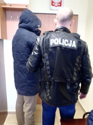 zatrzymany z policjantem