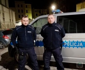 policjanci z brzeskiej patrolówki