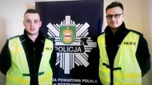 dwaj policjanci