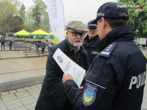 Komendant Miejskie Policji w Tychach składa podziękowania Burmistrzowi Miasta Ustroń