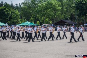 Dzień otwarty Centrum Szkolenia Policji w Legionowie – orkiestra reprezentacyjna KGP