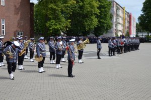 Orkiestra dolnośląskiego garnizonu Policji.