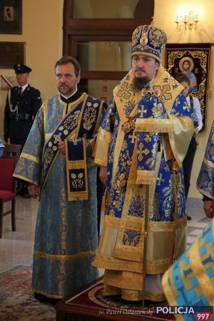 Nabożeństwo  - w centrum zdjęcia arcybiskup Jerzy (Pańkowski)