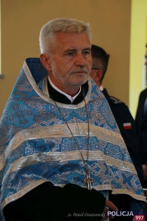 Ks. Anatol Konach prawosławny kapelan KWP w Białymstoku