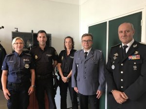 polscy i włoscy policjanci