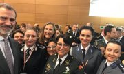 Polskie Policjantki wraz z innymi uczestnikami konferencji