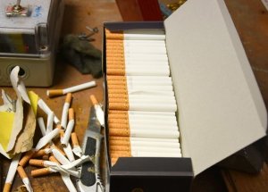 Zabepieczone nielegalne papierosy
