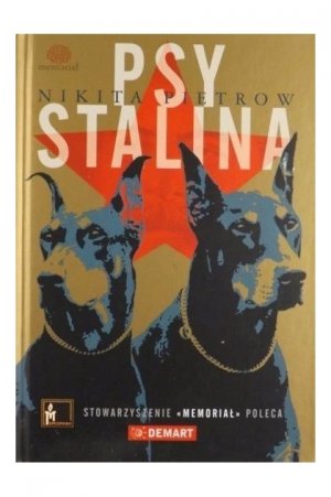 okładka książki Psy Stalina na okładce dwa czarne psy