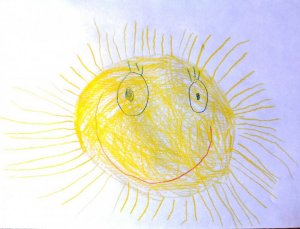 rysunek przedstawia słońce