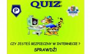 plakat dotyczący quizu o bezpieczeństwie w Internecie