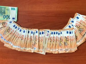 zabezpieczone banknoty euro