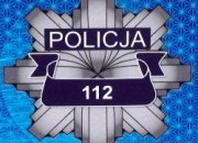 gwiazda policyjna z napisem POLICJA  112