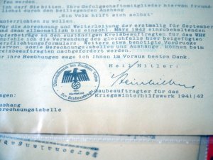 Zabezpieczone dokumenty z okresu II wojny światowej
