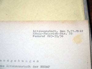 Zabezpieczone dokumenty z okresu II wojny światowej
