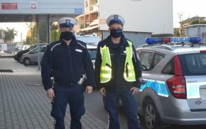 Policjanci ruchu drogowego z Dębicy, którzy oddali osocze.