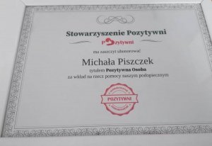 Certyfikat który otrzymał Michał Piszczek.jpg