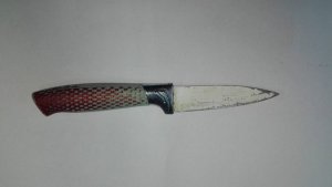 zabezpieczony kuchenny nóż