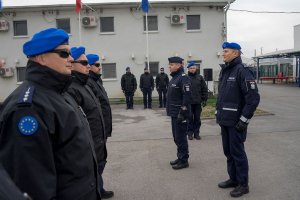 spotkanie Zastępcy KGP oraz Szefa Misji EULEX z policjantami w Kosowie
