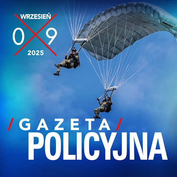 Fragment okładki wrześniowego numeru Gazety Policyjnej.
