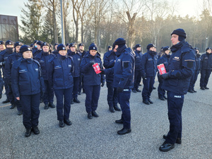 policjanci zbierają fundusze na pomoc humanitarną dla Ukrainy