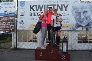 3 kobiety na podium, Agnieszka Czyżewska na 1. miejscu