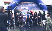Aspirant Sztabowy Kordan Kowalczyk na starcie ultramaratonu kolarskiego Bałtyk - Bieszczady Tour 1008