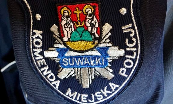 naszywka Komenda Miejska Policji w Suwałkach