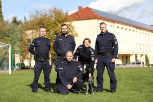 policjanci podczas turnieju na Litwie