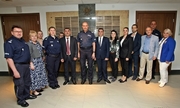 Helsińska Fundacja Praw Człowieka wraz z delegatami z Armenii z wizytą w Komendzie Głównej Policji