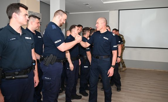 Spotkanie z policjantami pełniącymi służbę na terenie województwa podkarpackiego