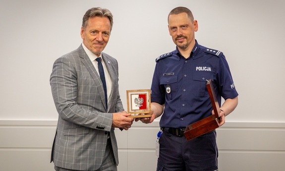 Komendant Główny Policji podczas spotkania z szefem niemieckiego Federalnego Urzędu Policji Kryminalnej (BKA)