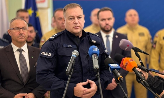 Młodszy inspektor Tomasz Gil  Komendant Wojewódzki Policji w Lublinie