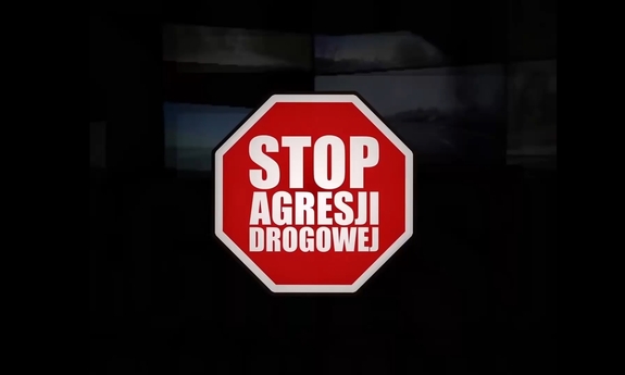 Znak Stop Agresji Drogowej.